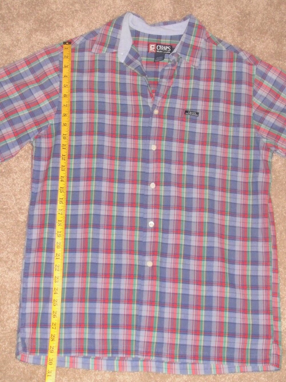 Men's Chaps by Ralph Lauren size M Multicolored shirt